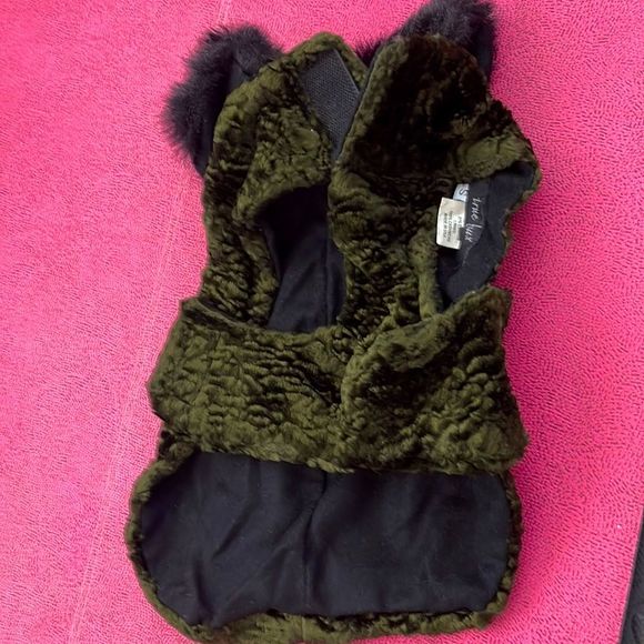 Fancy Custom Made Dog Coat- Small - Picture 11 of 12
